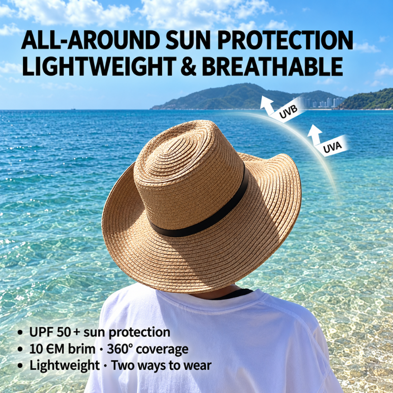 Western Breeze Straw Sun Hat