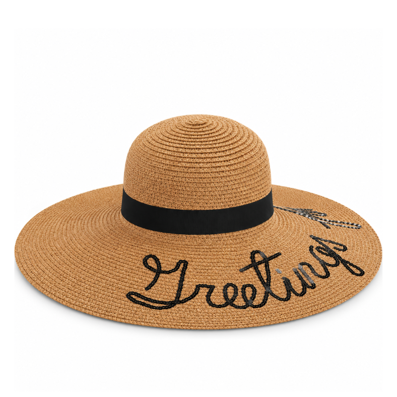 Woven Wide Brim Summer Straw Hat