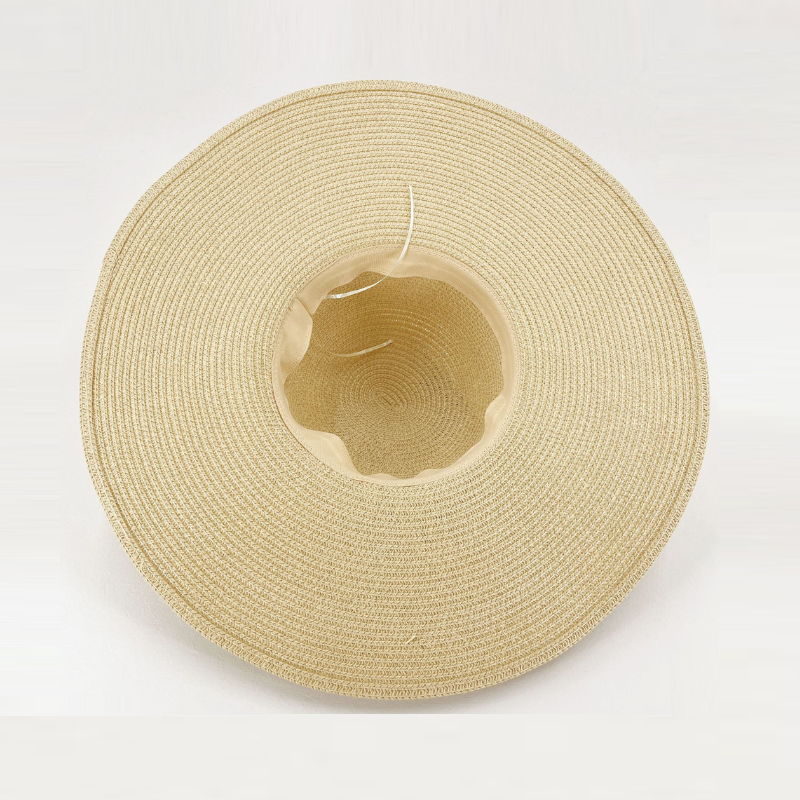 Marina Wide-Brim Straw Beach Hat