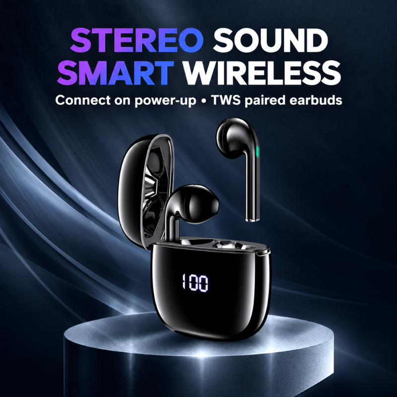 Veyronix X5 Digital Display TWS Earbuds