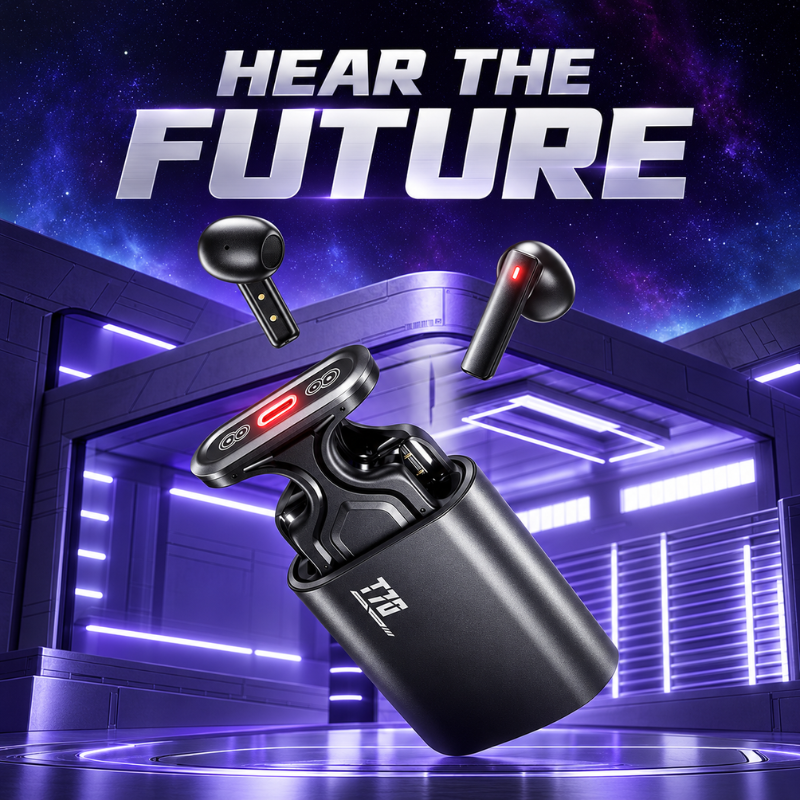 TitanLift X5 ENC Motorized TWS Earbuds