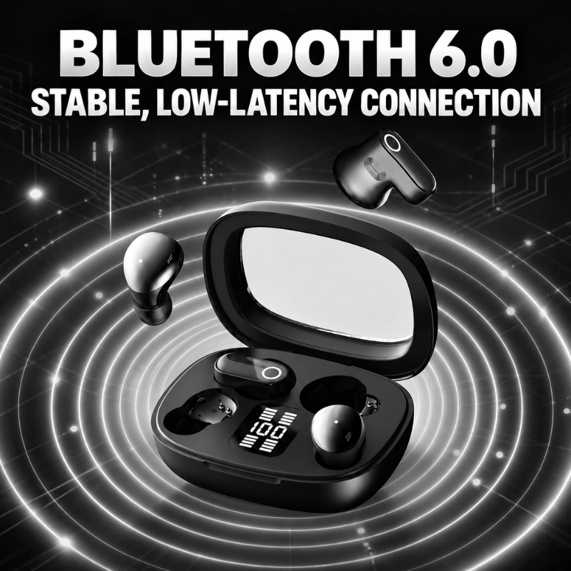 Luxe Tone HIFI Digital Display Earbuds