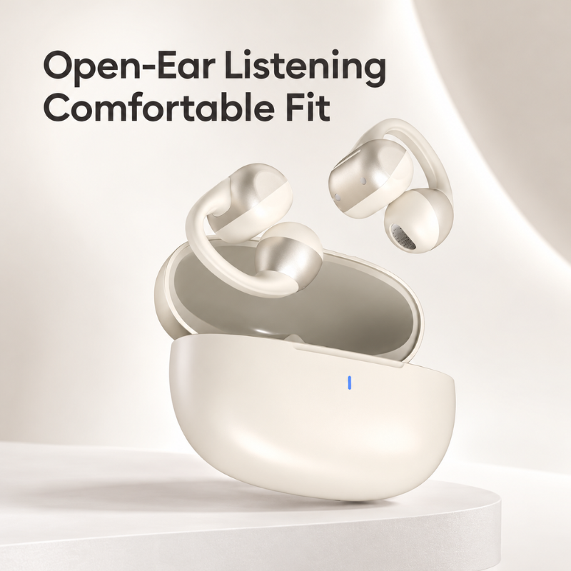 Open-Ear Clip-On Bluetooth Earphones