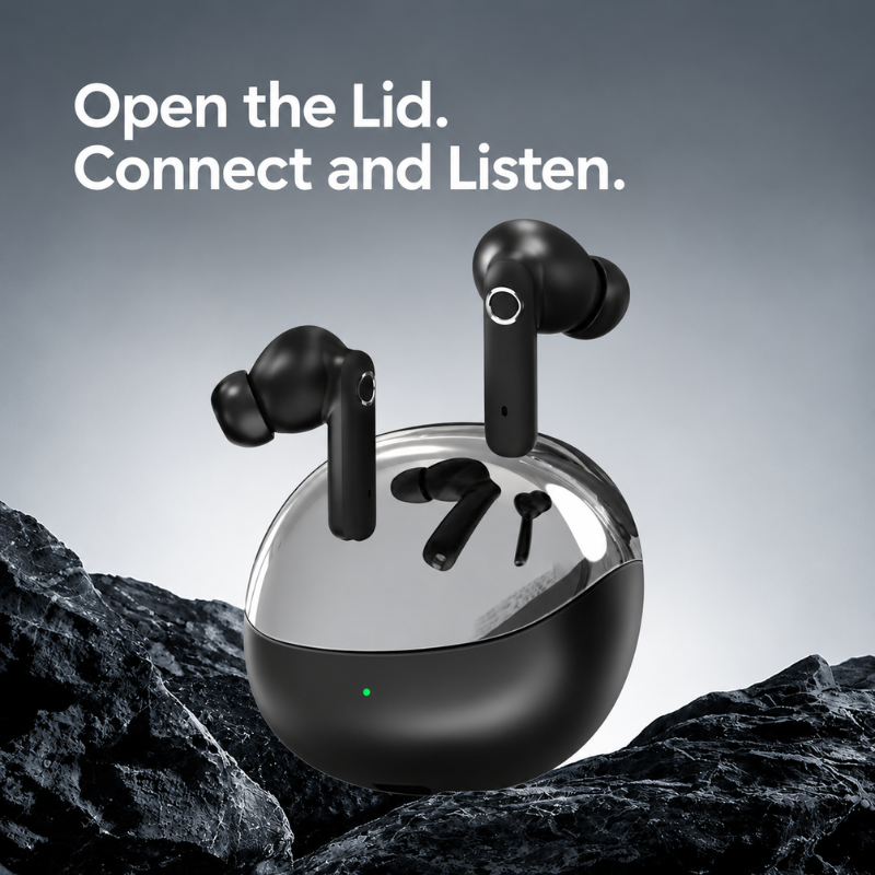 Wireless Semi-In-Ear Bluetooth Earphones