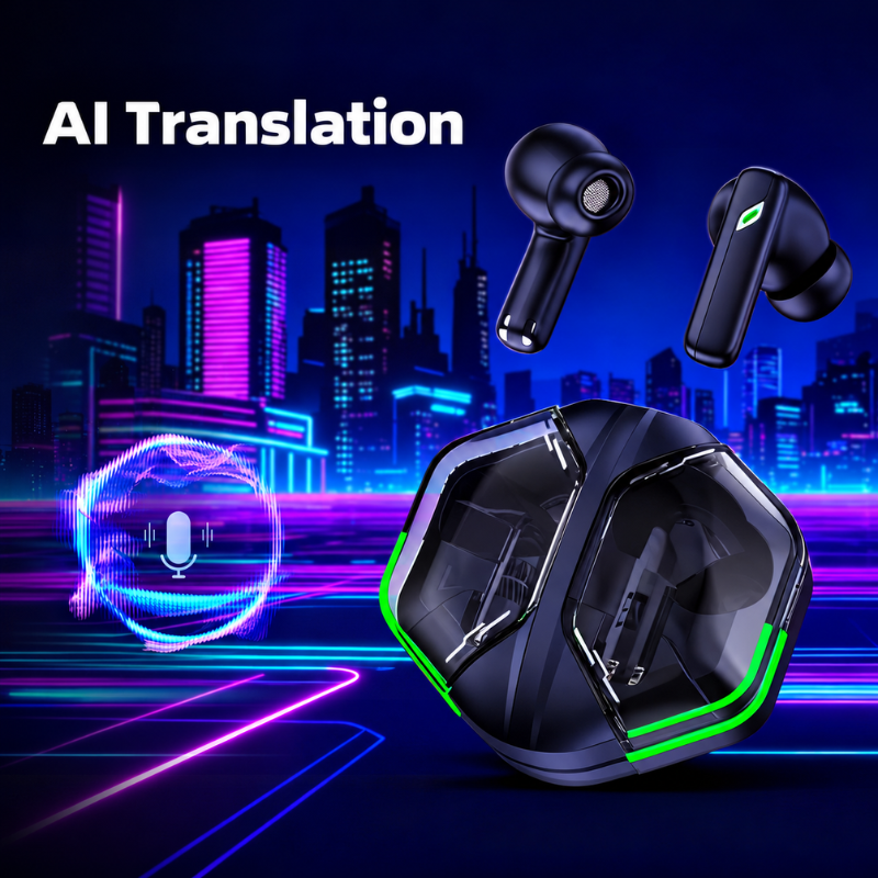 Low-Latency Gaming Bluetooth Earbuds