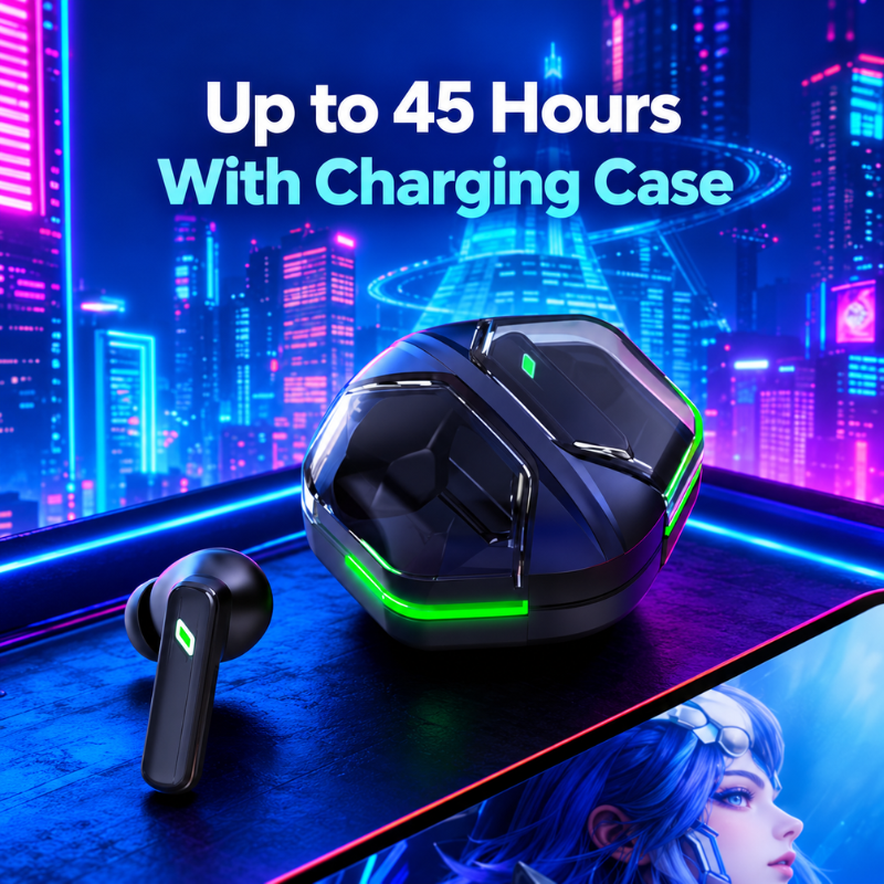 Low-Latency Gaming Bluetooth Earbuds