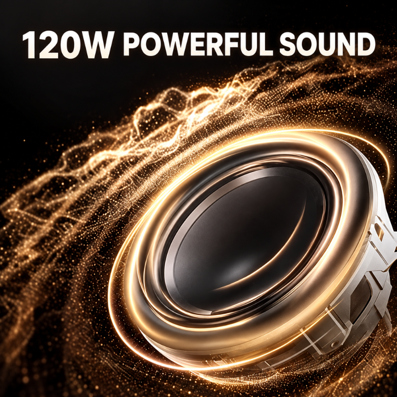 9D Bass 360° Ambient Light Bluetooth Speaker
