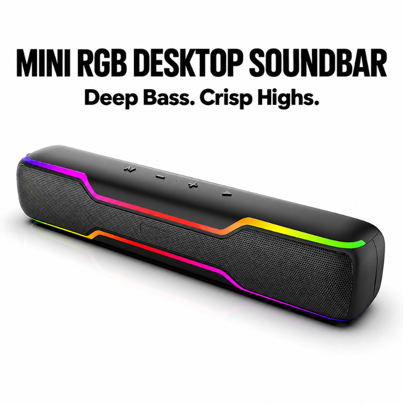 Desktop Rectangular Bluetooth Speaker