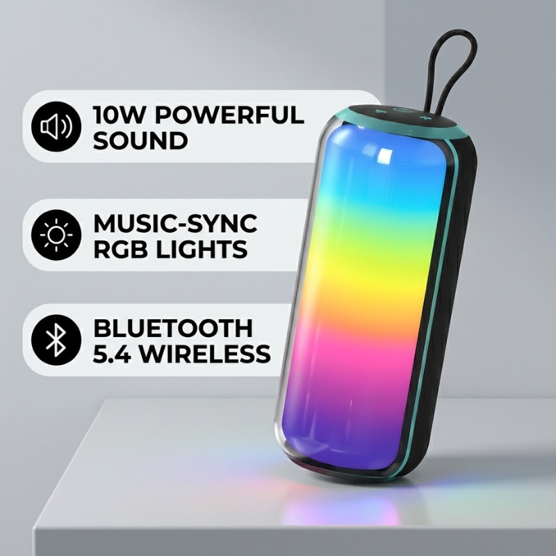 Colorful Light Bluetooth Speaker