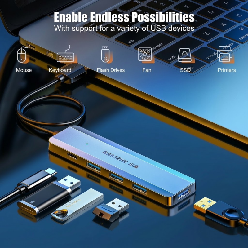 Sync Port USB 3.0 Type-C Hub