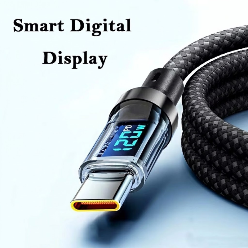 Volt View Digital Fast Charging Cable