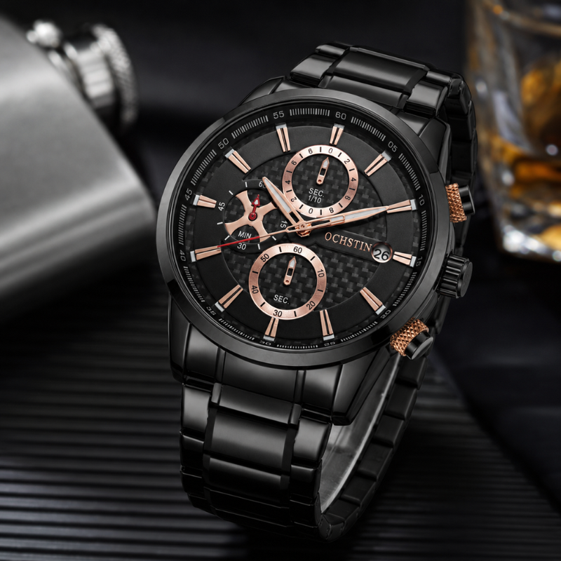 Imperial Crest Stainless Steel Men’s Watch