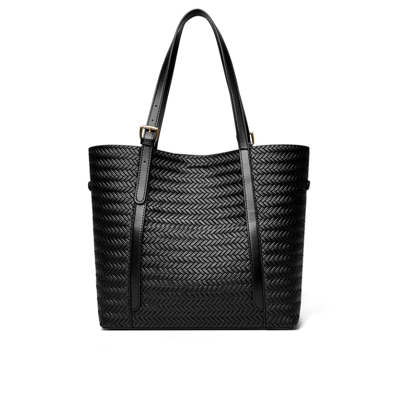 Woven Texture Classic Tote Bag