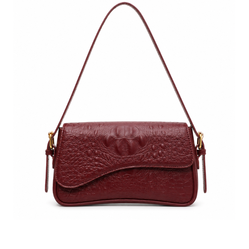 Parisian Croc Shoulder Bag