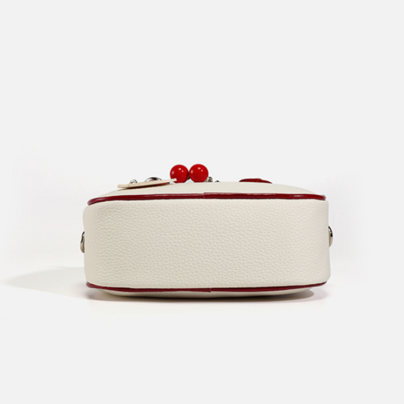 Cherry Belle Contrast Trim Mini Handbag