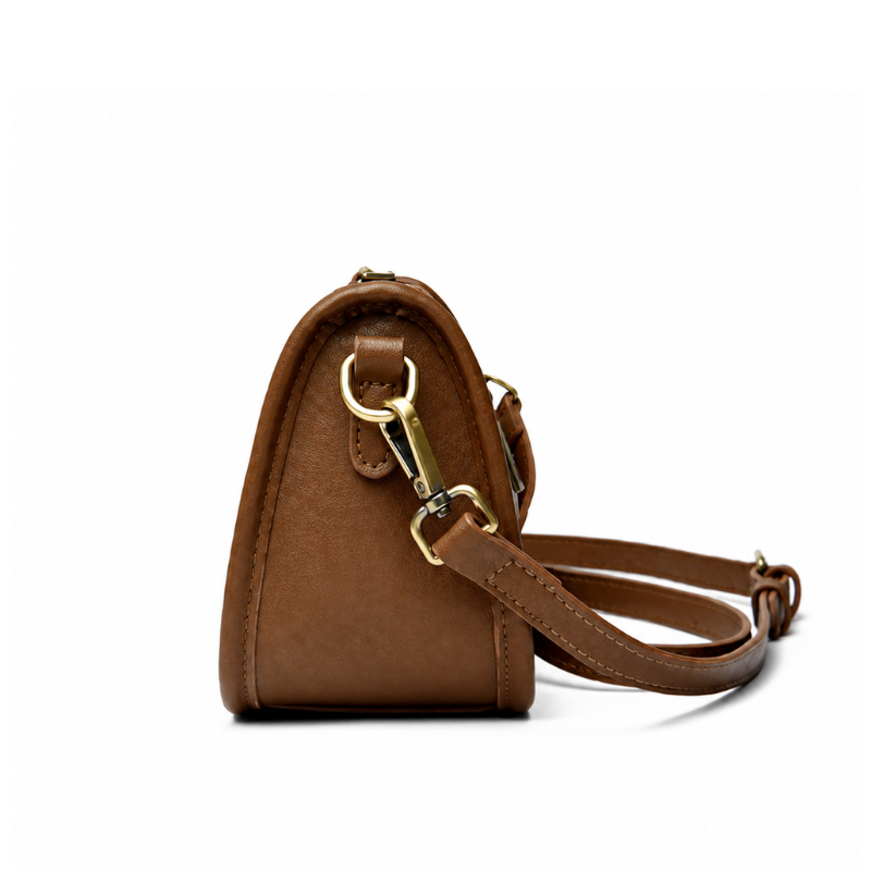 Retro Contrast Shoulder Bag