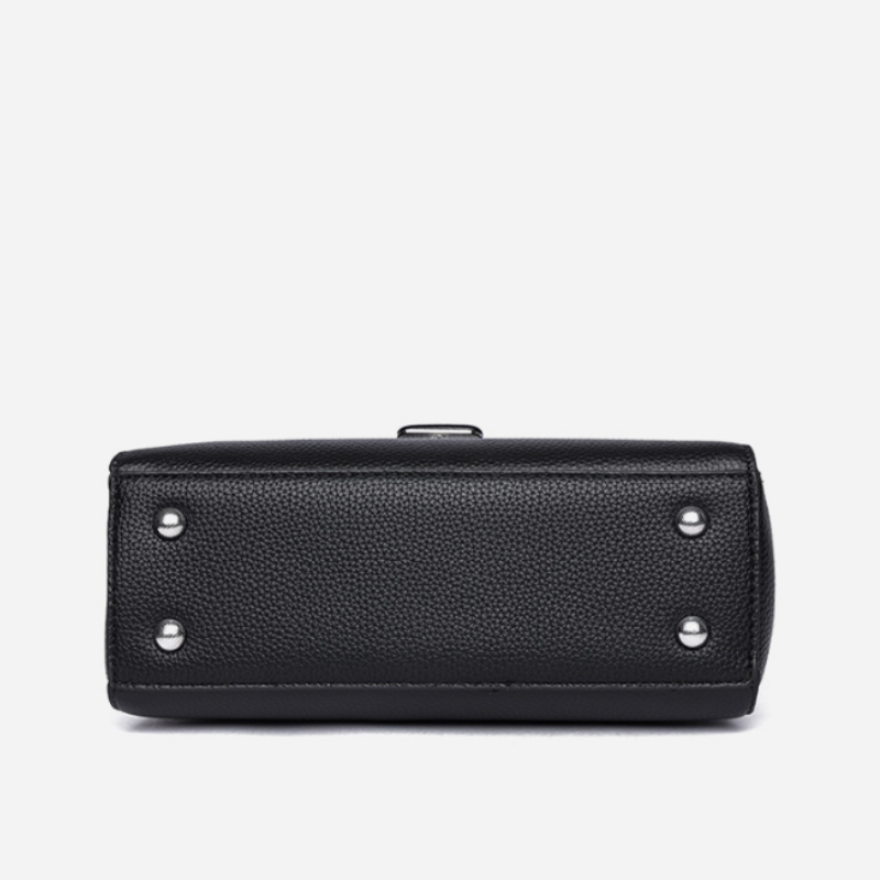 Minimalist Leather Flap Crossbody Bag