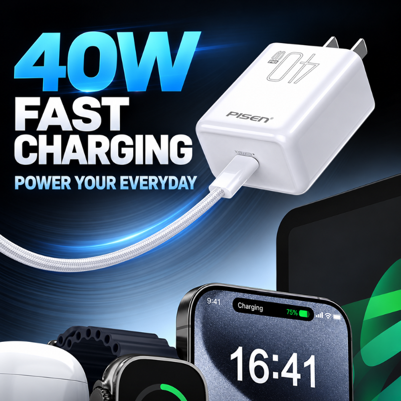40W GaN PD Fast Charging Adapter