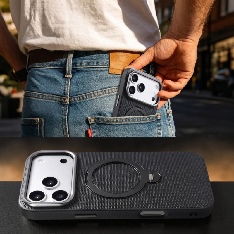 Suteni Magnetic Stand Case