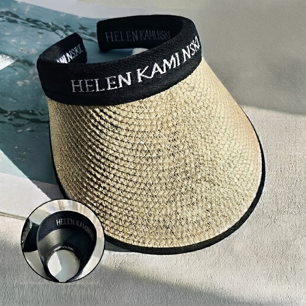 Solara Woven Open-Visor Sun Hat