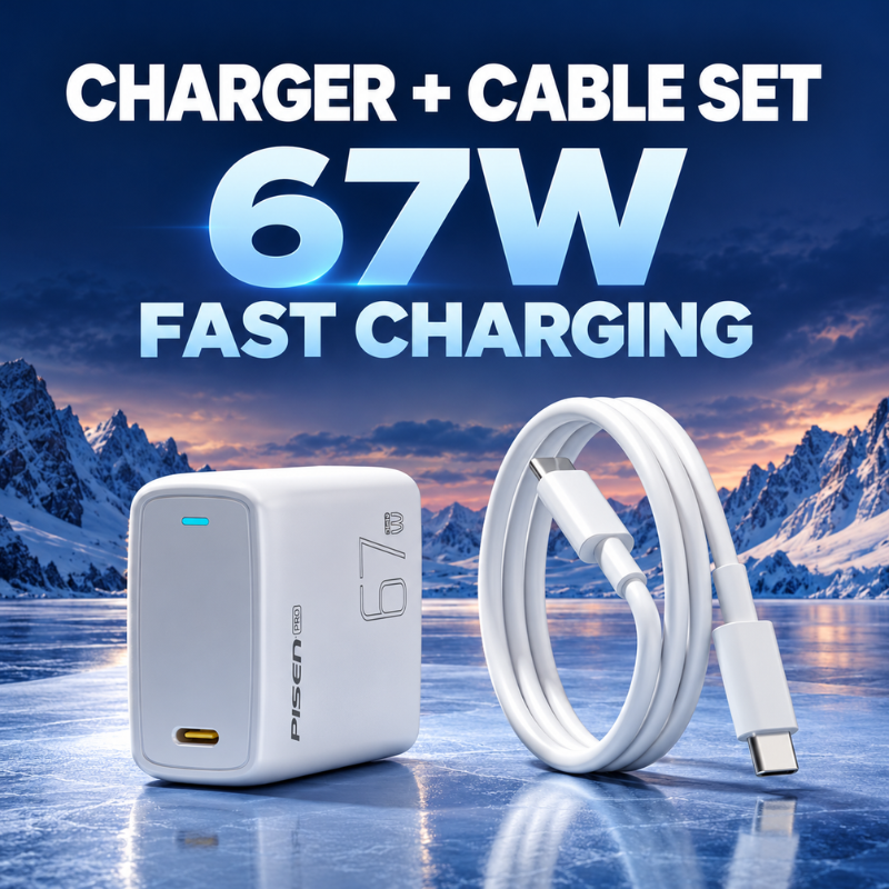 67W GaN High Power Fast Charging Adapter