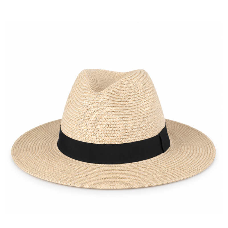 Classic Woven Fedora Straw Hat