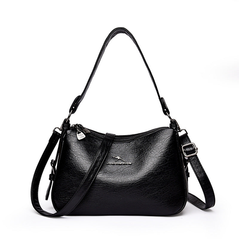 Lustrous Dual Strap Urban Shoulder Bag