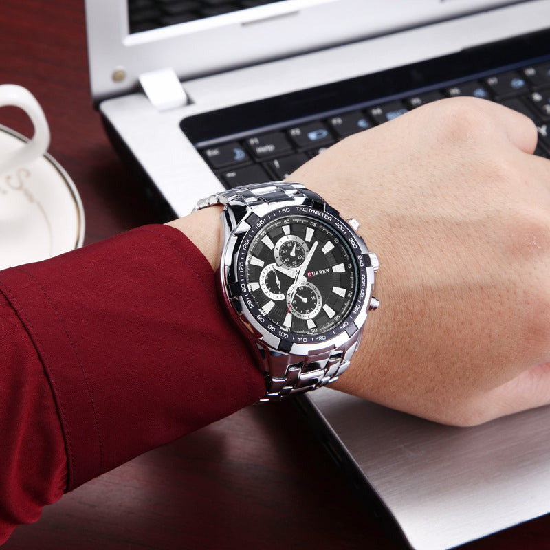 Veyron Elite Stainless Steel Men’s Watch