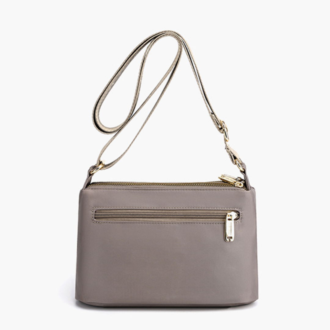 Contrast Oxford Nylon Lightweight Large Shoulder Bag