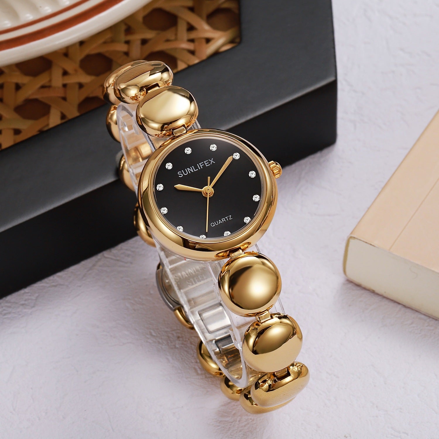 Golden Bean Bracelet Women’s Watch