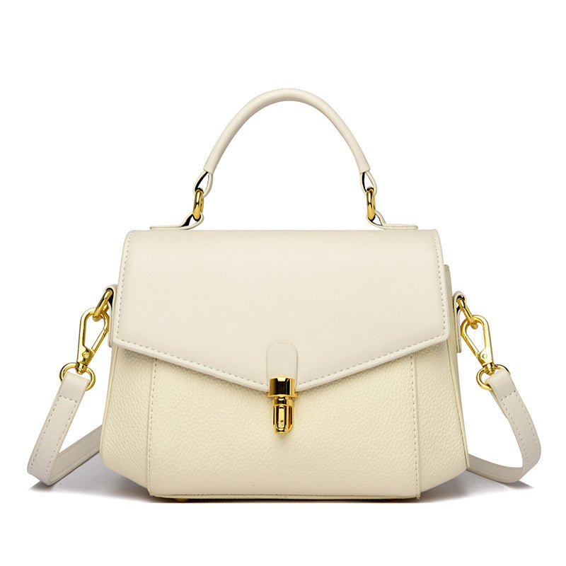 Liora Lock Structured Handbag