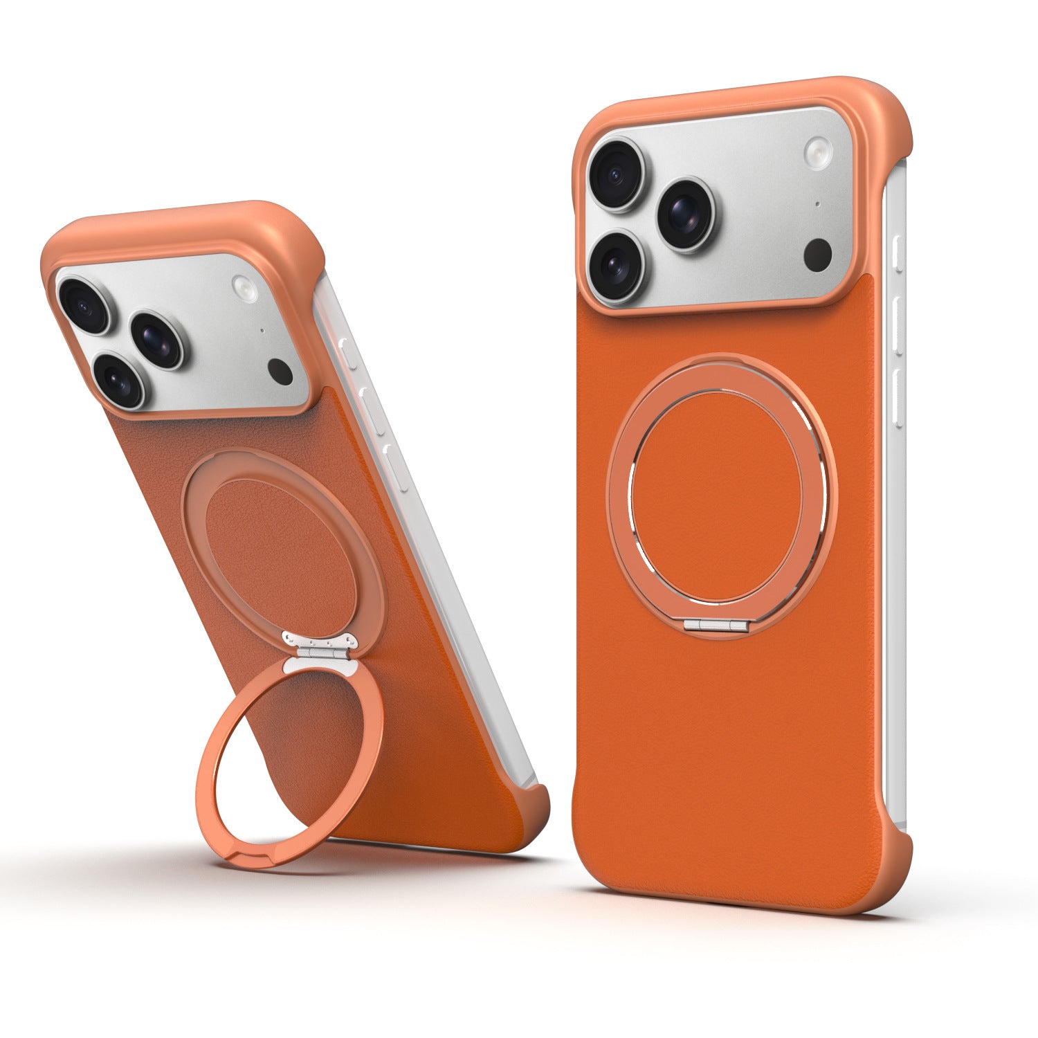 Syndee Leather Ring iPhone Case