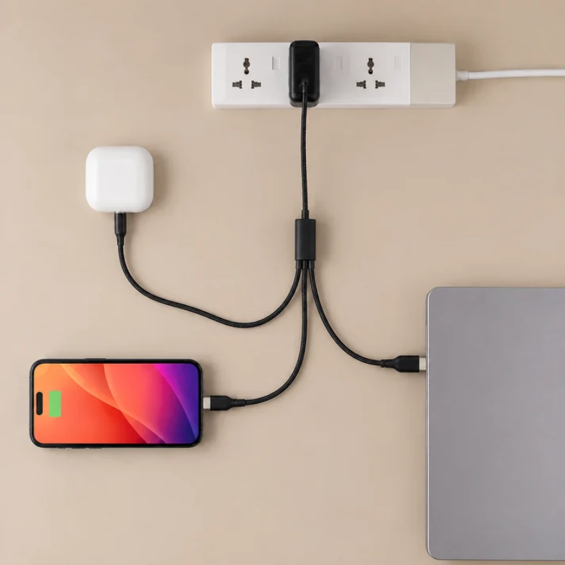 Hydra 100W Triple Power Cable