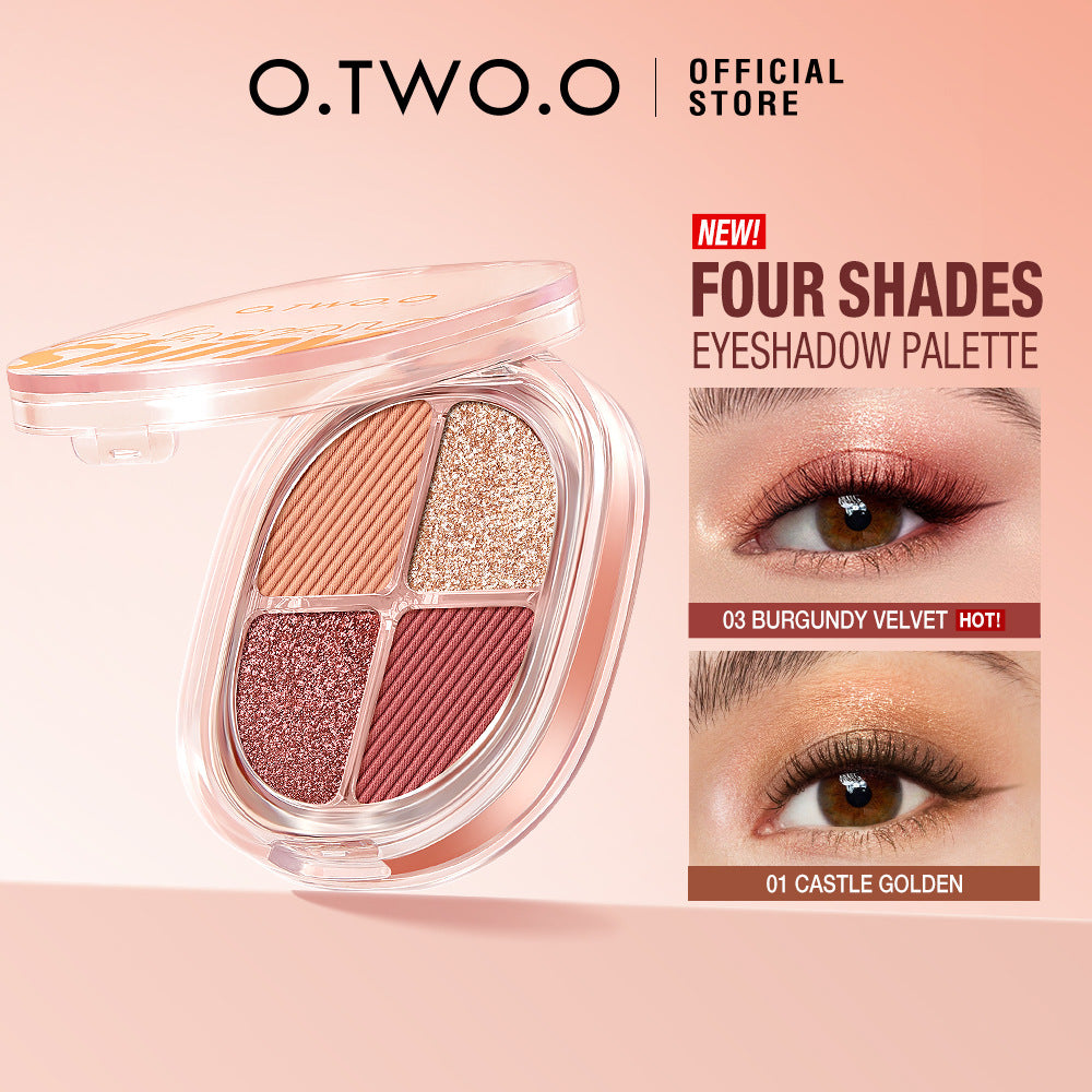 Velvet Gleam Four-Shade Eyeshadow Palette