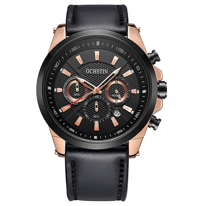 Atlas Executive Leather Men’s Watch
