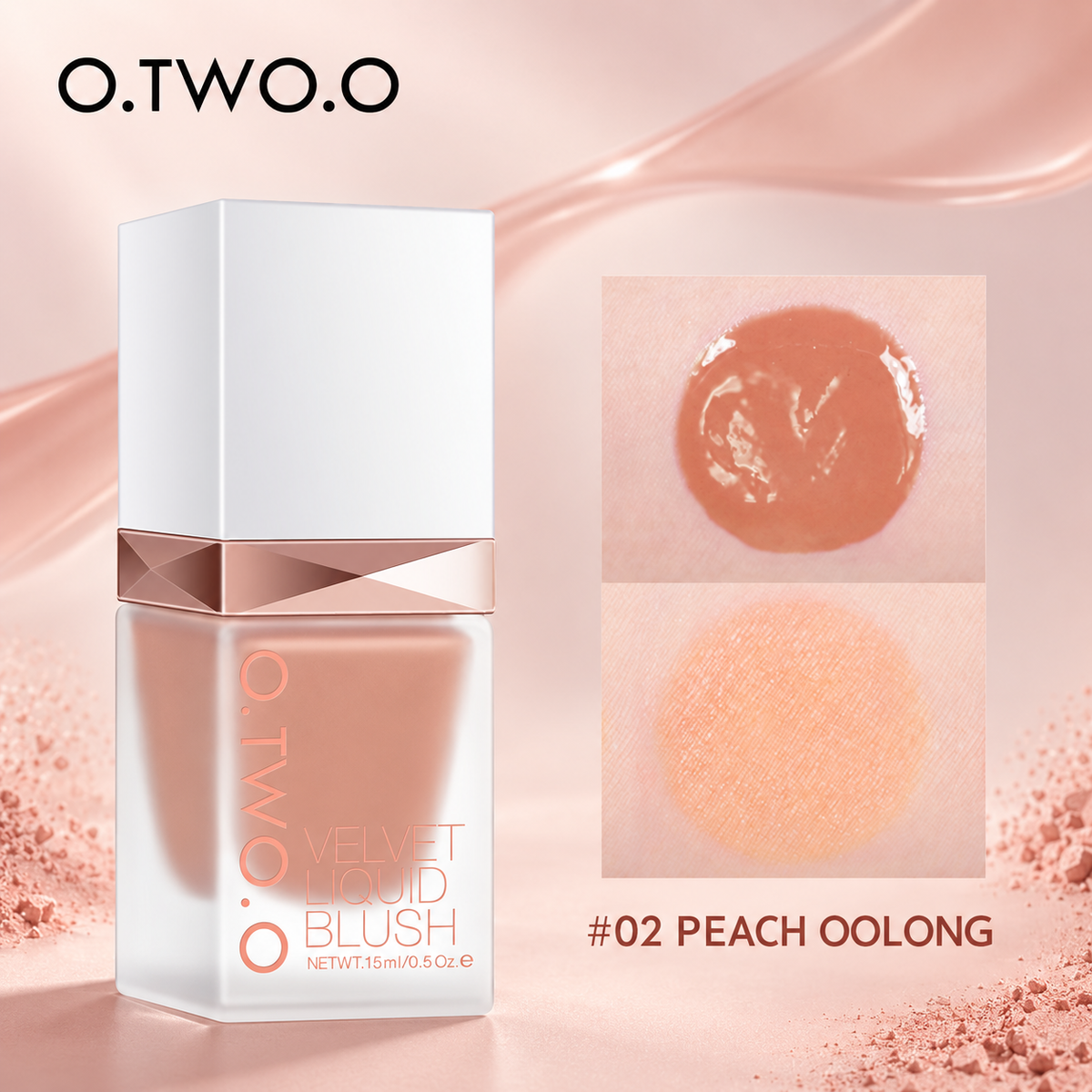 VelvetFlush Silky Liquid Blush