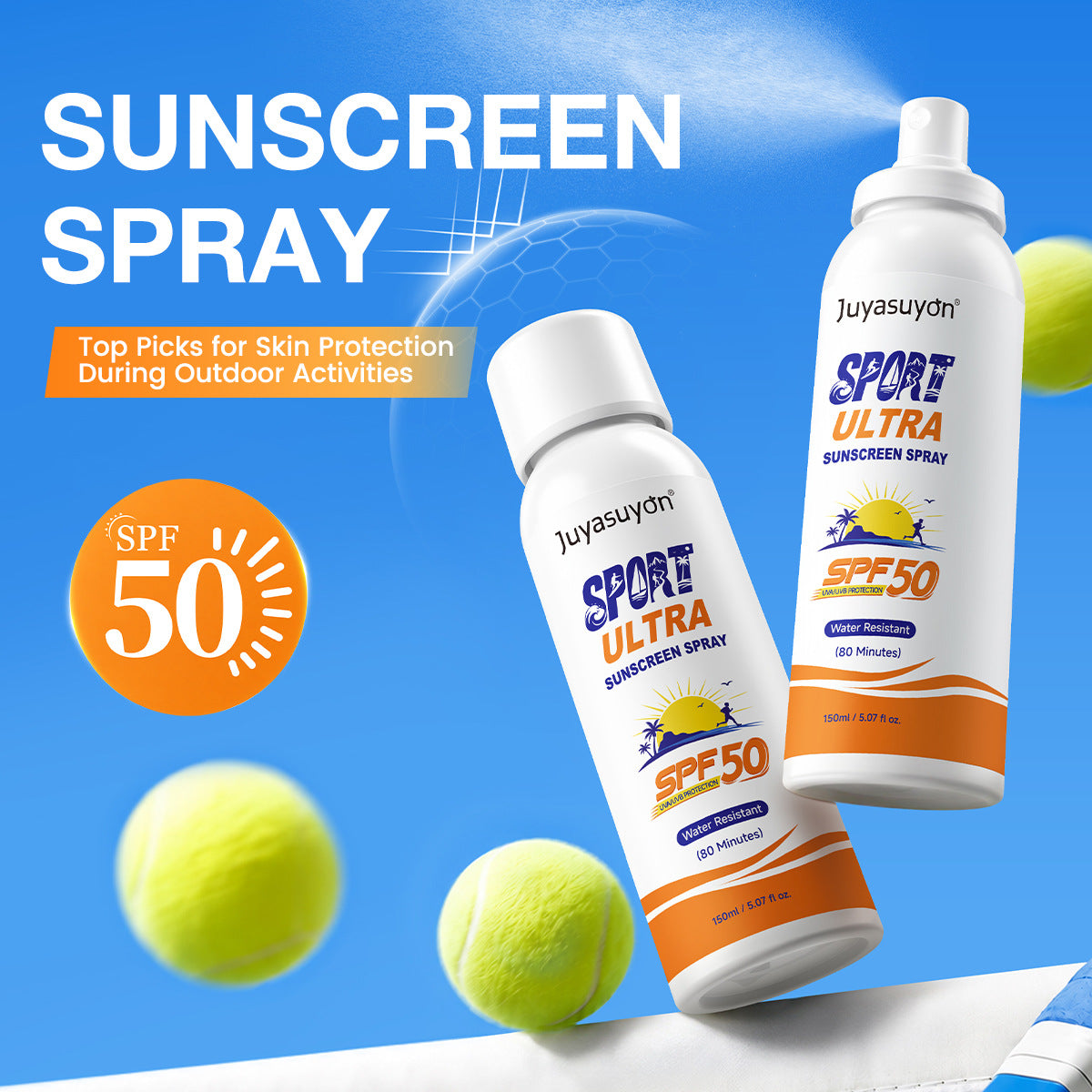 SportShield UV Defense Mist Sunscreen Spray