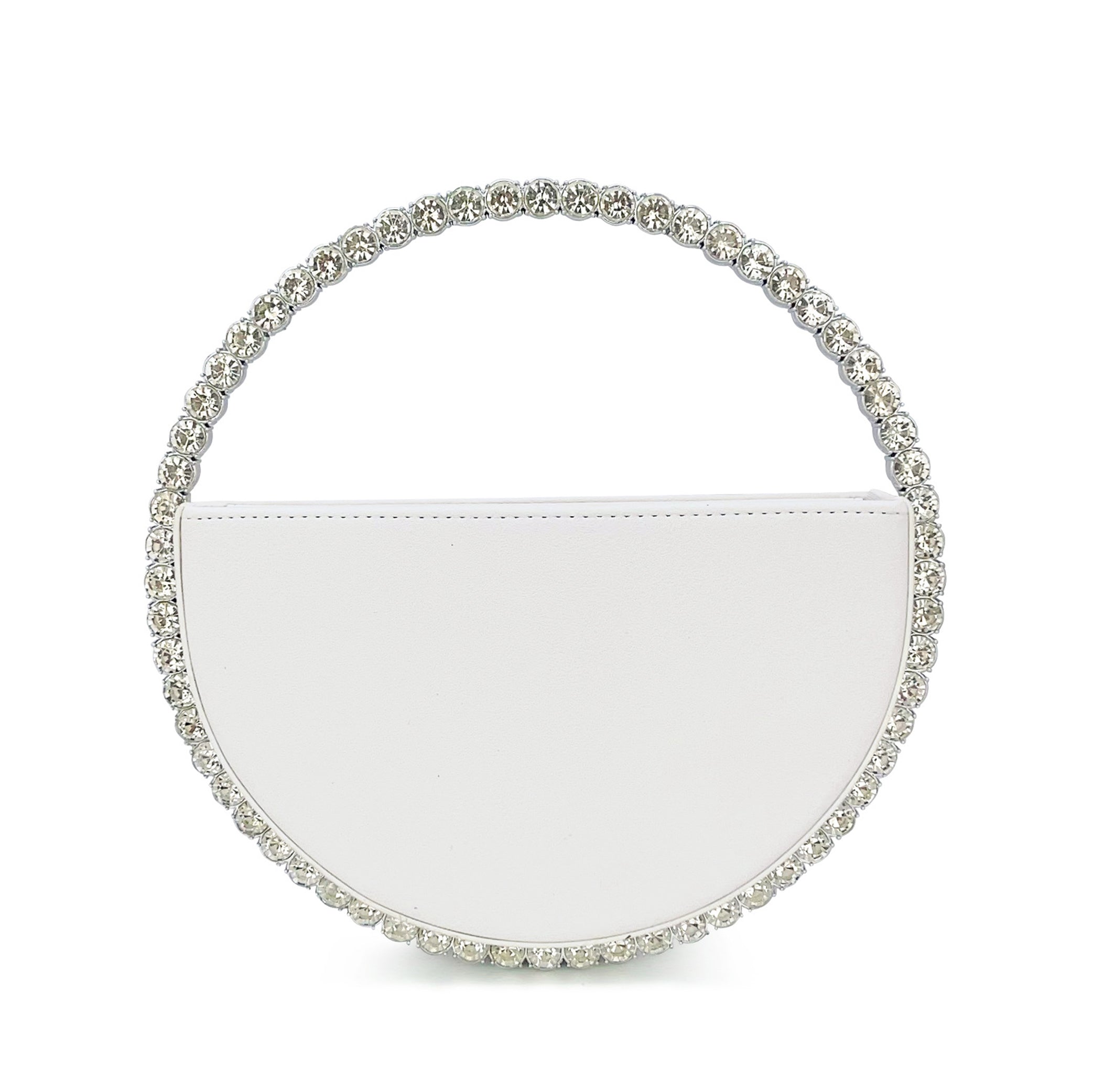 Crystal Diamond Round Sparkling  Evening Clutch