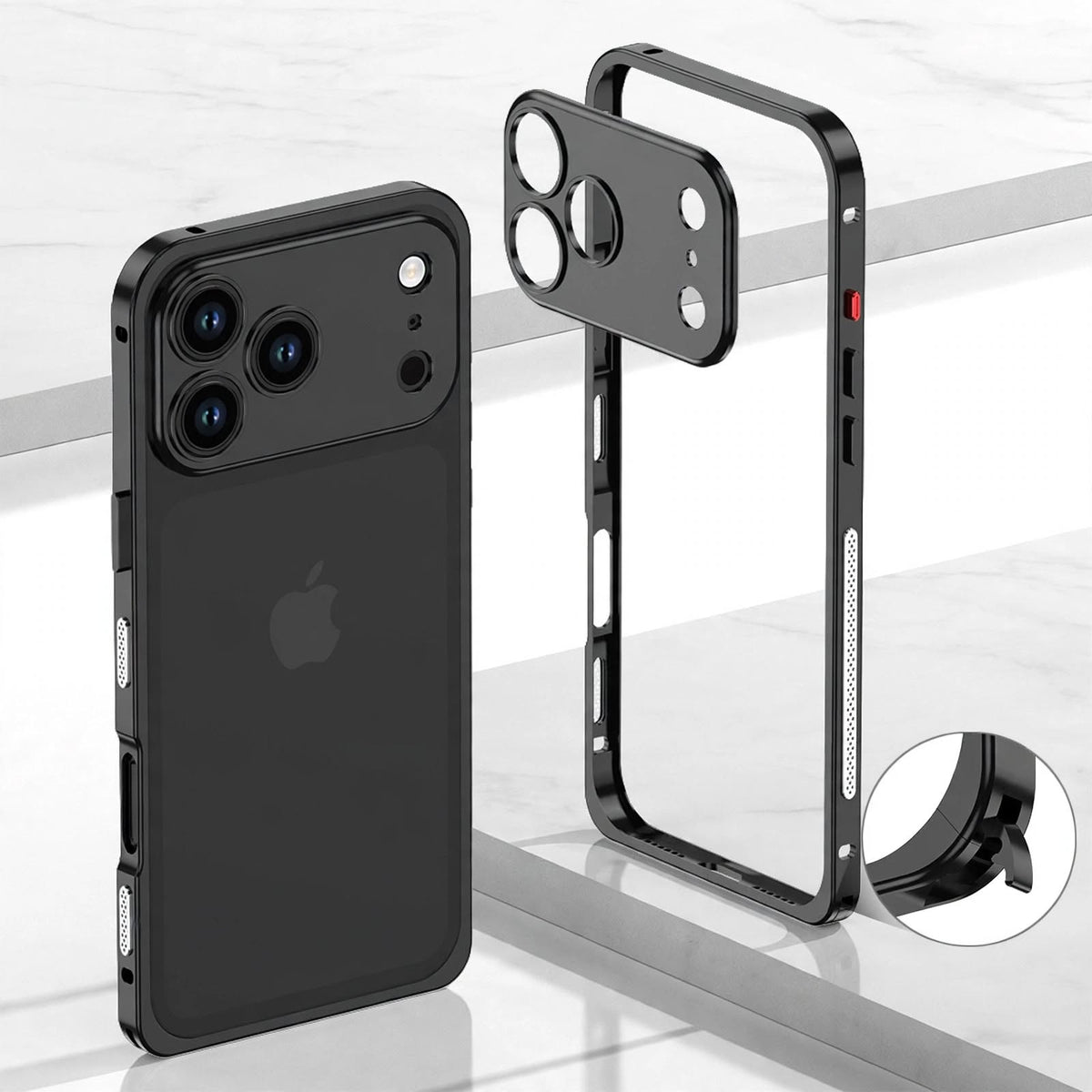 Metal Cooling Frame Phone Case