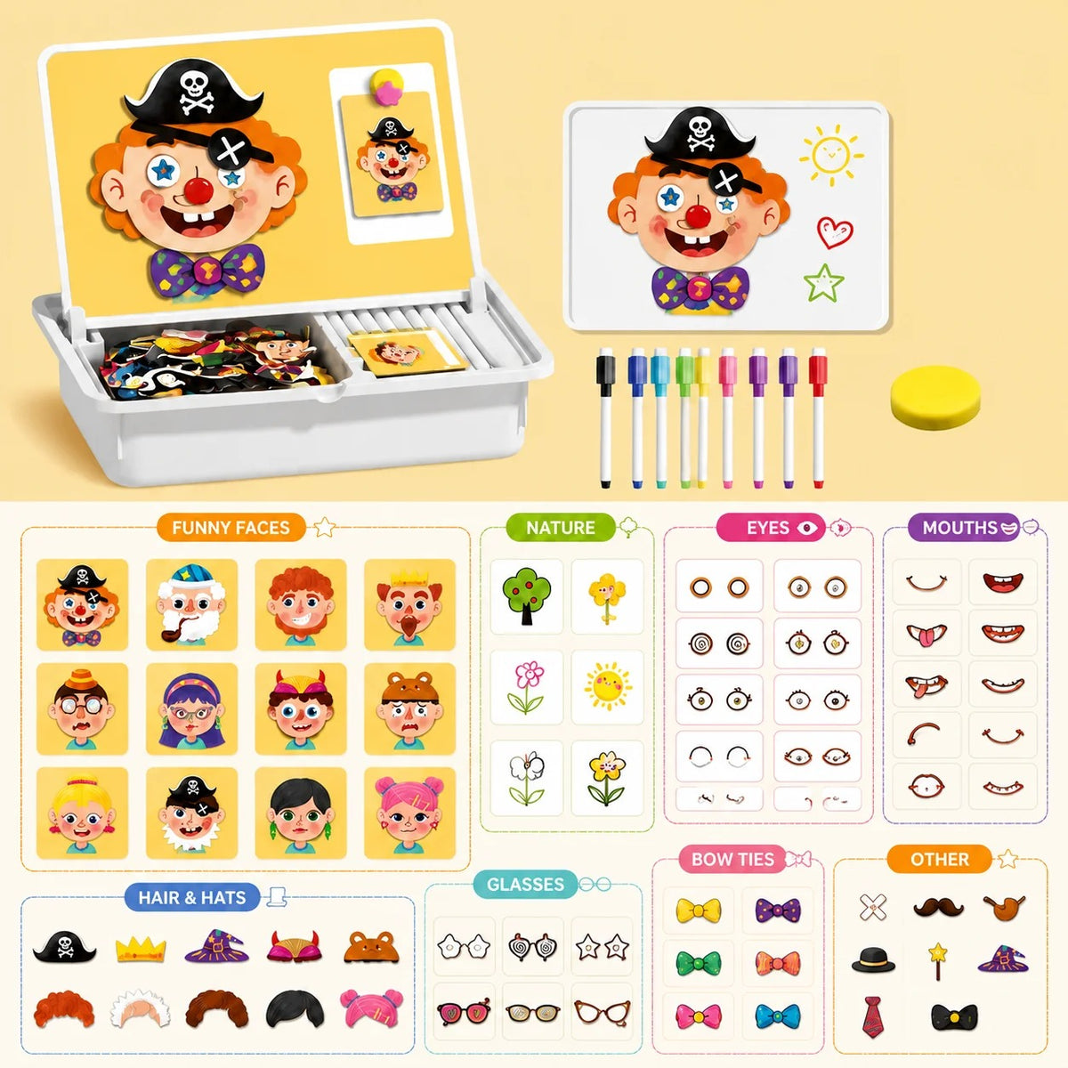 Magna Face Creative Puzzle Board